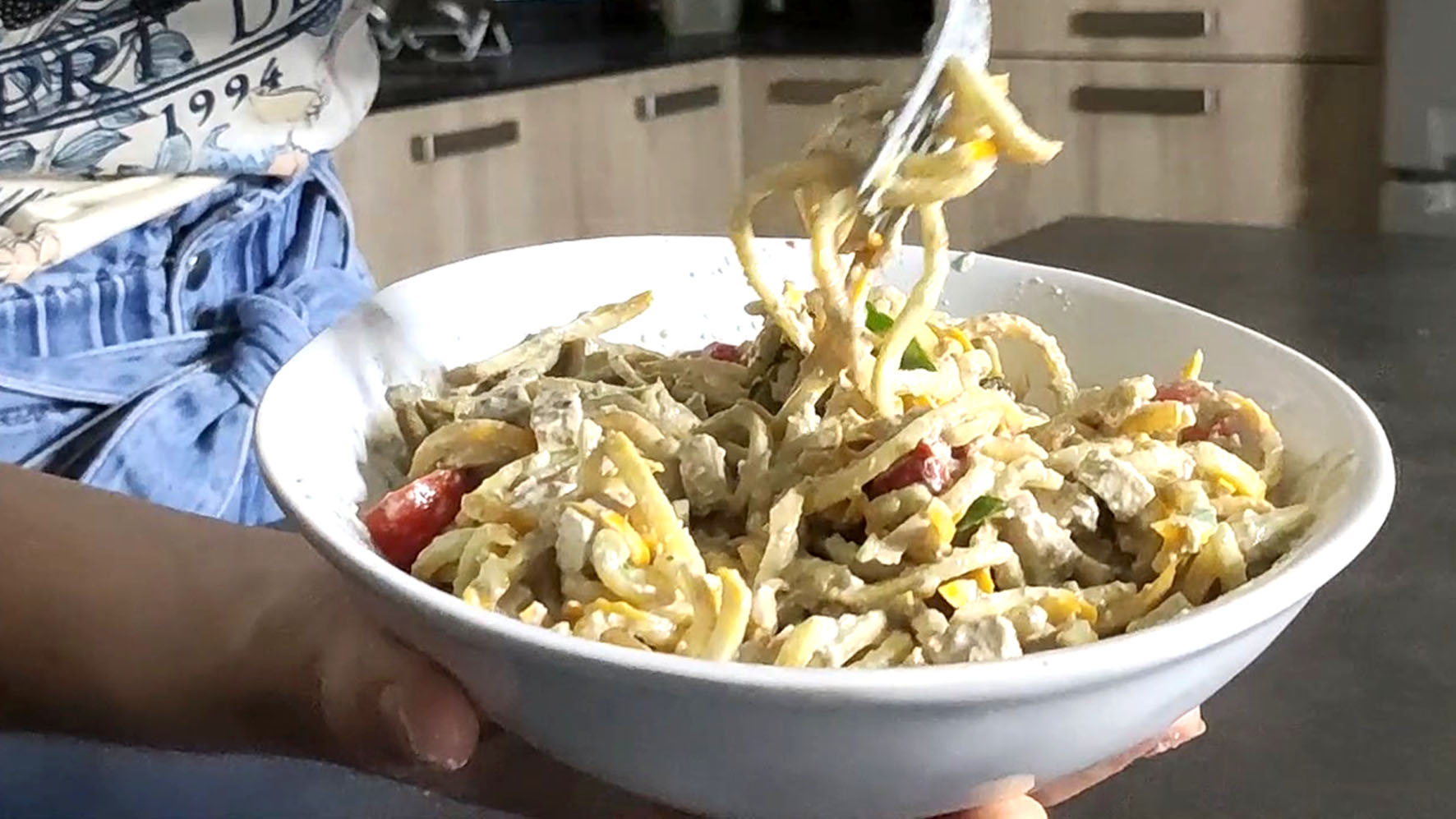 Coouv pate au pestoPâtes de légumes au pesto - Nouvelles Racines