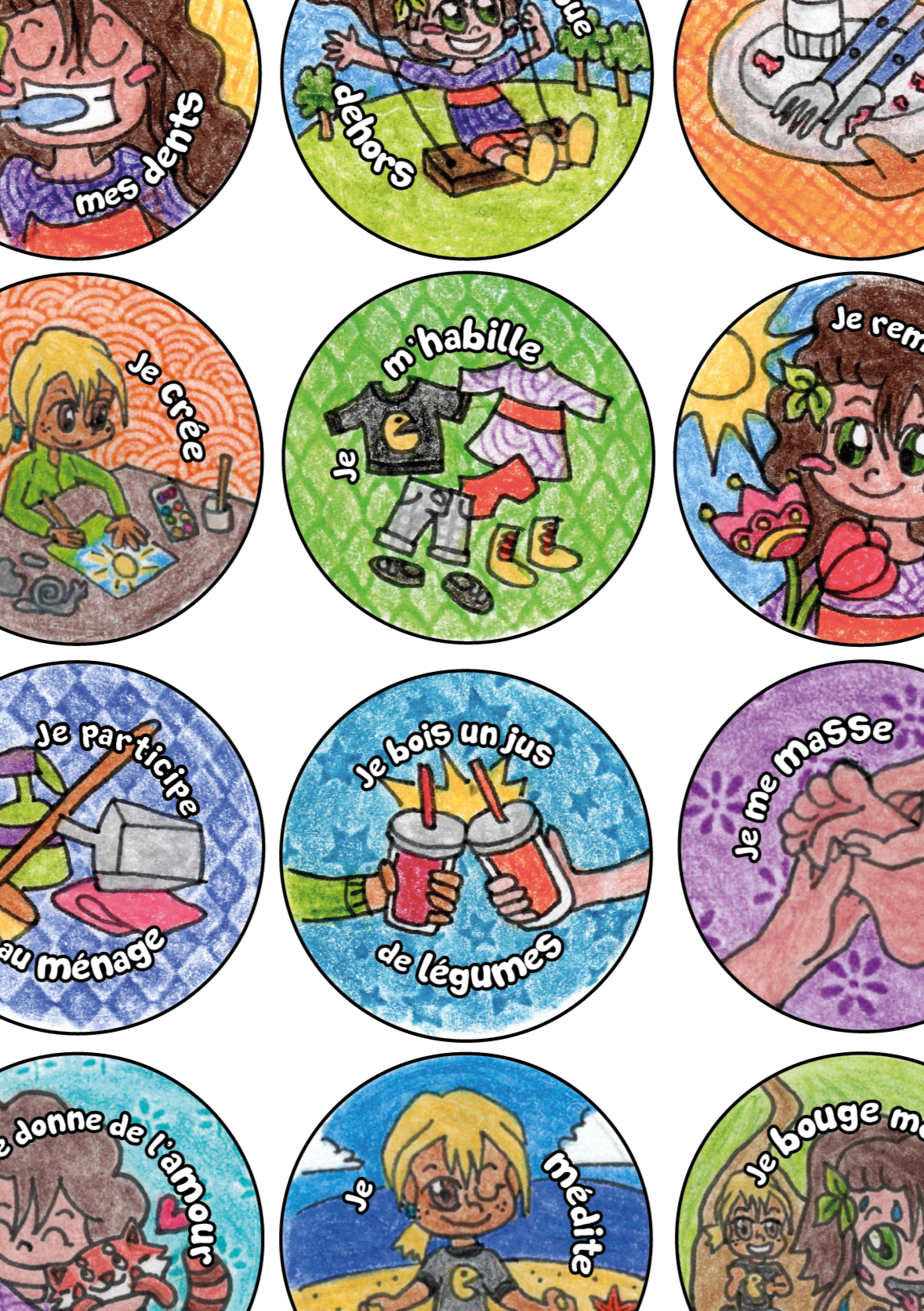 Badges de Responsabilités Quotidiennes