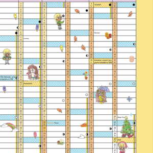 Calendrier 2024 de Lila et Ely (Ebook)
