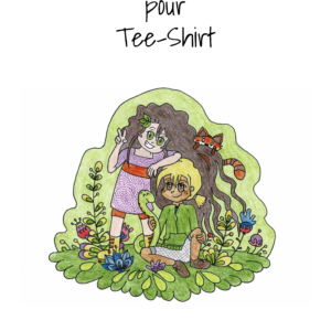 Transfert pour tee-shirt Lila et Ely (Ebook)