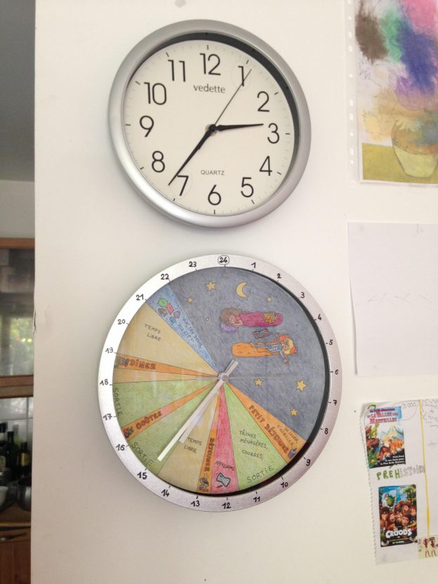 horloge-624×832ORGANISER SON ANNÉE d’école à la maison - Nouvelles Racines